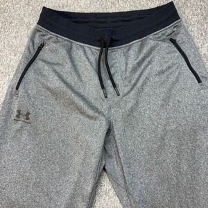 Under Armour Mens Joggers Gray Loose Fit Training Pants Large Atheisure